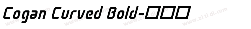 Cogan Curved Bold字体转换
